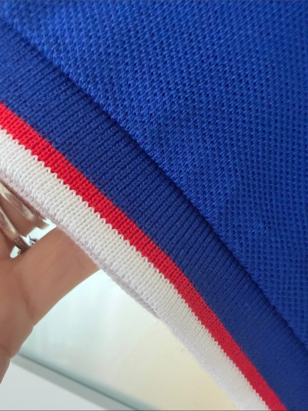 Polo by Ralph Lauren Royal Blue Polo with Red Logo and White-Trim  size L